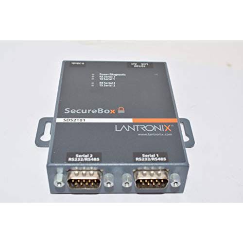 Lantronix SecureBox SDS2101 - 디바이스 서버, 국자 - 2 포트 - 10Mb LAN, 100Mb LAN, RS-232, RS-422, RS-485