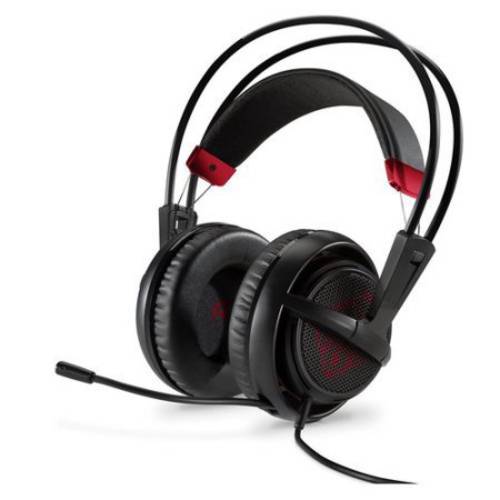 HP Over-the-ear 유선 게이밍 헤드폰,헤드셋 with SteelSeries