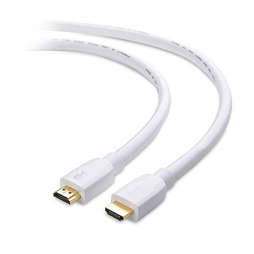 CableMatters 고급 Certified White HDMI Cable(Premium HDMI Cable) with 4K HDR 지원하다 - 15 Feet