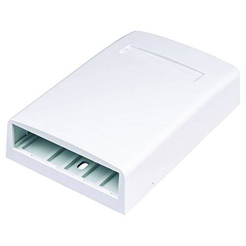 Panduit CBX4WH-AY 4-Port 서피스 마운팅 Box for LD3/ LDPH3/ LD5/ LDPH5, White