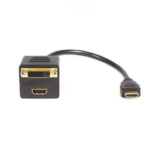 brandnameeng.coM1 ft. (0.3 m)  HDMI 분배 케이블 - 2 포트 -  HDMI to  HDMI and DVI-D 어댑터 -  HDMI 분배 ( HDMISPL1DH)