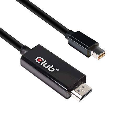 Club 3D CAC-1182 미니DisplayPort, 미니 DP 1.4 to HDMI 2.0BB HDR 케이블, Male-Male 2M/ 6.56 ft