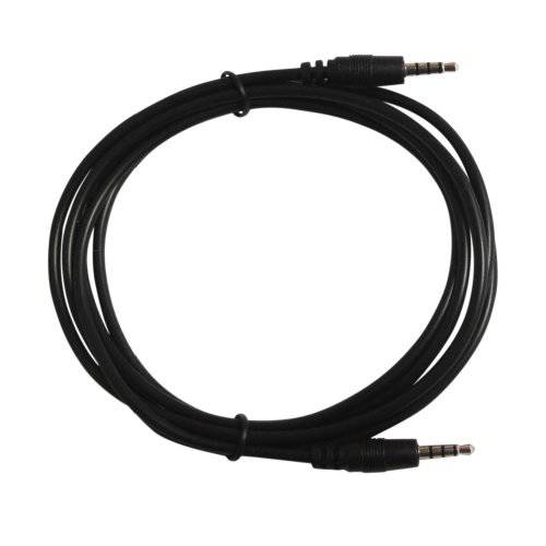 YCS Basics 6 Foot 3.5mm Male to Male 4 Conductor Aux/ 헤드폰 케이블