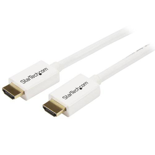 brandnameeng.com 5m 16 ft White CL3 In-wall 고속 HDMI 케이블 - 울트라 HD 4k x 2k HDMI 케이블 - HDMI to HDMI M/ M - Audio/ Video, Gold-Plated (HD3MM5MW)