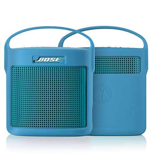 TXEsign 보호 실리콘 스탠드 Up 케이스 with 손잡이 for Bose SoundLink 컬러 블루투스 스피커 II (Sky Blue)