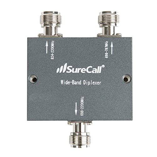 SureCall 와이드 스트랩 Diplexer Frequency-Selective Distribution Device, N-Female 커넥터