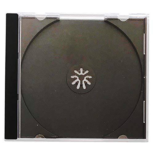 KEYIN 스탠다드 블랙 CD Jewel 사례 - 프리미엄, 25 Pack
