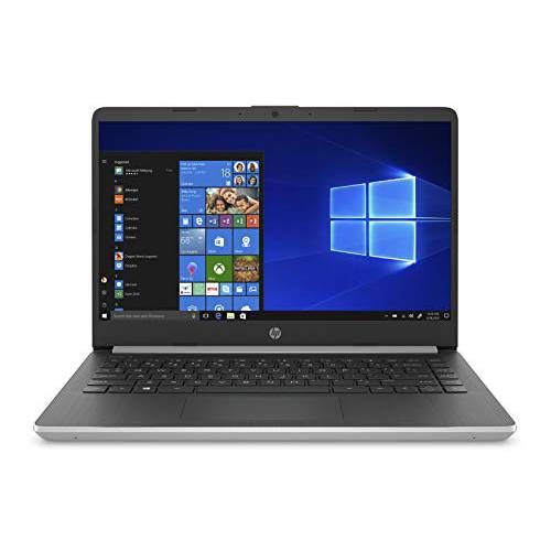 HP 14-Inch Laptop, 10th Gen Intel Core i3-1005G1, 4 GB SDRAM, 128 GB Solid-State Drive, 윈도우 10 홈 인 S 모드 (14-dq1010nr, Silver)