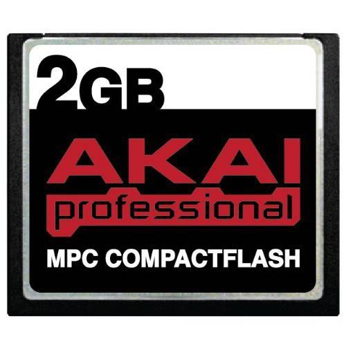 AKAI 2 GB MPC CompactFlash CF 메모리 카드 for MPC500, MPC1000, MPC2500, MPC4000