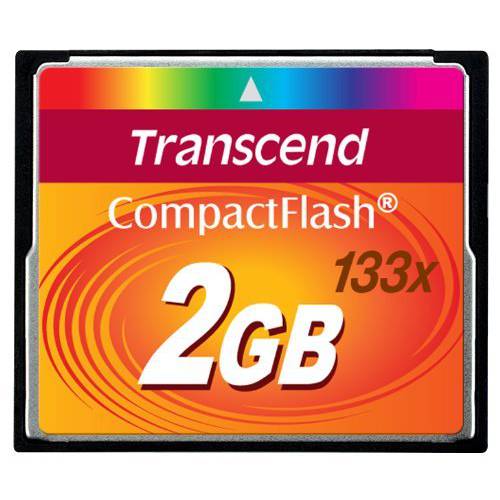 Transcend 2 GB 133x CompactFlash 메모리 카드 TS2GCF133