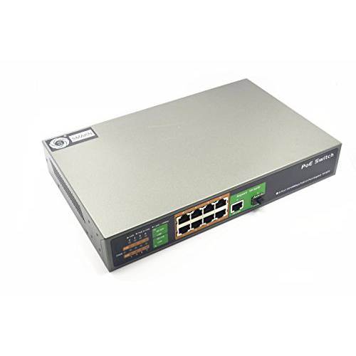 SMAKN 8-Port POE Switch+ 2-Port 기가비트 TP/ SFP 150W POE 파워 서플라이 5 year 워런티