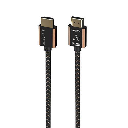 Austere III Series 4K HDMI 케이블 1.5m | 프리미엄 인증된 HDMI 2.0, 4K HDR, 18Gbps 4K60,  하이 성능 Arc, 골드 연락처&  하이 구부러지는 케이블
