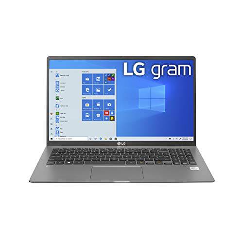 LG Gram 노트북 - 15.6 Full HD IPS,  Intel 10th Gen Core i5-1035G7 CPU, 8GB RAM, 256GB M.2 MVMe SSD, 18.5 Hours Battery, 썬더볼트 3 - 15Z90N (2020)