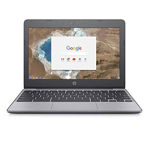 HP Chromebook 11-Inch Laptop, Intel Celeron N3060 Processor, 2 GB SDRAM, 16 GB eMMC Storage, Chrome OS (11-v000nr, Ash Gray)