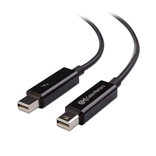 CableMatters Certified 썬더볼트 Cable(Thunderbolt 2 Cable) 인 블랙 6.6 Feet