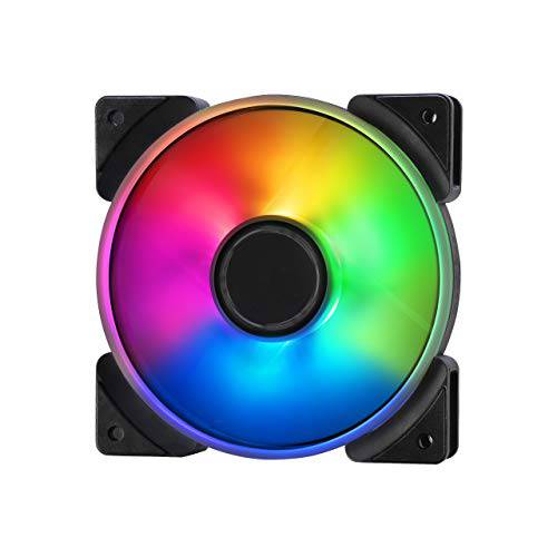 Fractal Design Prisma AL-12  120mm 무소음 컴퓨터 팬 - PWM 컨트롤 - Six Leds - A RGB - 최적화 무소음 Computing - 하이 Airflow - LLS 베어링 - TripWire 테크놀로지 - RGB (3-Pack)