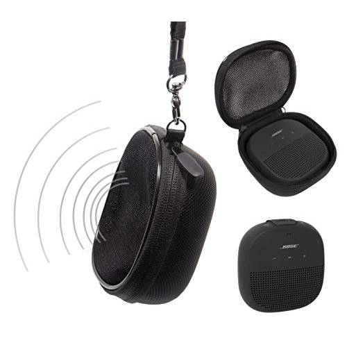 보호 케이스 for Bose 사운드L인k Micro 블루투스 Speaker, 사운드 Through Design-Play인g 인 The 케이스, 손목받침대 스트랩 for Easy 휴대용