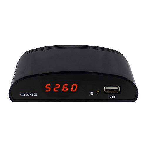 Craig CVD509N 디지털 to 아날로그 방송 컨버터 with 리모컨, 원격 | Multi-Lingual On 스크린 디스플레이 | Closed Captioning 지원 | HDMI and A/ V 산출 |