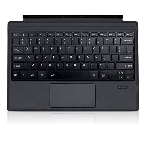 [Upgraded 2020 Version] FERRISA 무선 블루투스 Keyboard, 서피스 프로 7/ 프로 6/ 프로 5/ 프로 4/ 프로 3 Type 커버 with Touchpad, Ultra-Slim 서피스 Keyboard, Long 수명 충전식 배터리 (Grey)