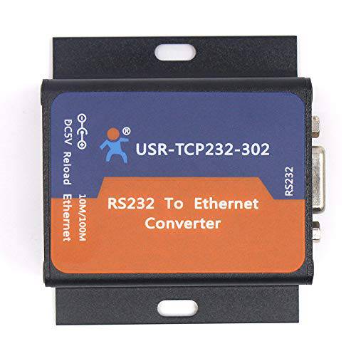 Serial RS232 to 이더넷 TCP IP 서버 모듈 이더넷 컨버터, 변환기 지원 DHCP/ DNS, 200 업그레이드된 Built-in webage USR -TCP232-302