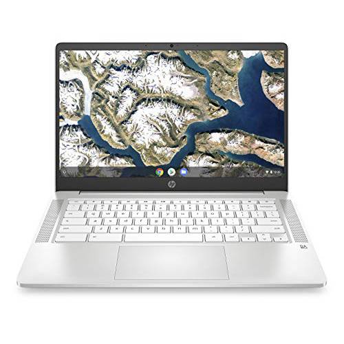 HP Chromebook 14-inch HD Laptop, Intel Celeron N4000, 4 GB RAM, 32 GB eMMC, Chrome (14a-na0020nr, 세라믹 White)
