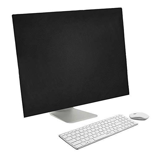 호환가능한 with iMac 27’’ 모니터 Dust Cover, findTop Non-Woven Antistatic PC 컴퓨터 모니터 케이스 스크린 디스플레이 보호 LED/ LCD/ HD Panel (27 inch, Black)