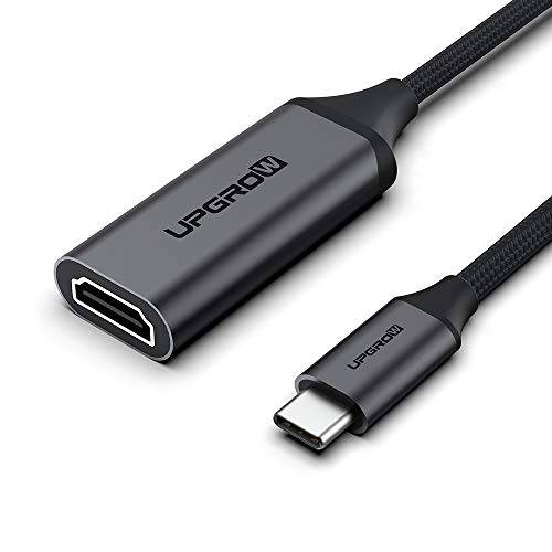 Upgrow USB C to HDMI 어댑터 4K 케이블, USB Type-C to HDMI 어댑터 [Thunderbolt 3 Compatible] Mac북 프로 2017-2020, 삼성 갤럭시 S9/ S8, 서피스 북 2, Dell XPS 13/ 15, Pixelbook More (UPGROWCMHF01)