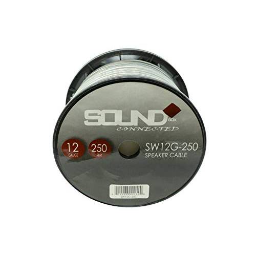 SoundBox 연결가능 12 Gauge 250’ 스피커 와이어 Home/ 차량용 스풀
