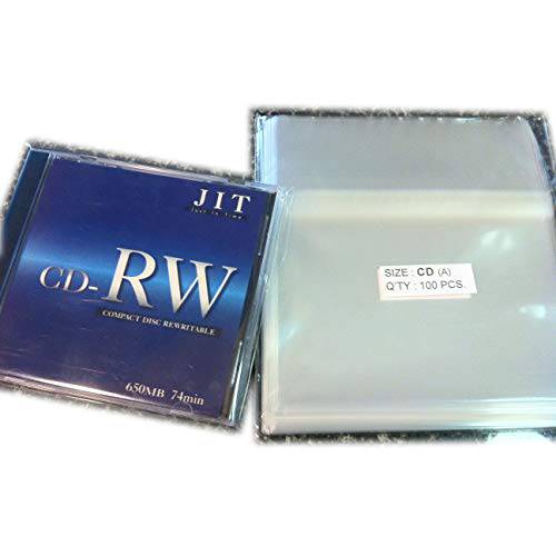 100 Pcs 스탠다드 CD Jewel 케이스 Cello/ Cellophane Bags (by brandnameeng)
