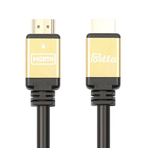 Postta 울트라 HDMI Cable(25 Feet) HDMI 2.0V 지지 4K 2160P, 1080P, 3D, 오디오 리턴 and 이더넷 - 1 Pack(Grey)