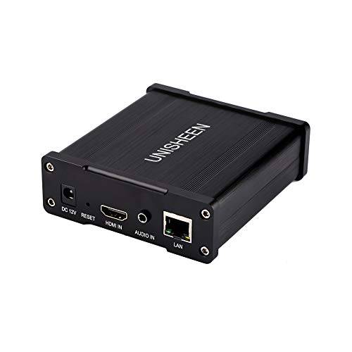 UNISHEEN 4K HD H.265 H.264 HDMI 비디오 Encoder 미니 IPTV Encoder IPTV, 라이브 스트림, 방송 지원 RTMP RTSP UDP HTTP FLV HLS TS Protocols