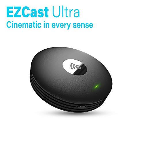 EZCast 울트라 | 4K HDR 범용 HDMI 무선 디스플레이 Receiver, 2.4G/ 5G 듀얼밴드, iOS/ Android/ macOS/ 윈도우 지지, Miracast/ DLNA/ Airplay 지지, 블루투스 4.2 지지