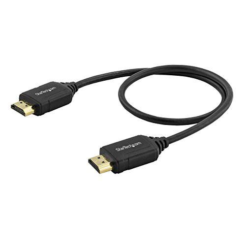 brandnameeng.com 고급 Certified 고속 HDMI 2.0 케이블 with 이더넷 - 1.5ft 0.5m - HDR 4K 60Hz - 20 inch 숏 HDMI Male to Male 케이블 (HDMM50CMP)