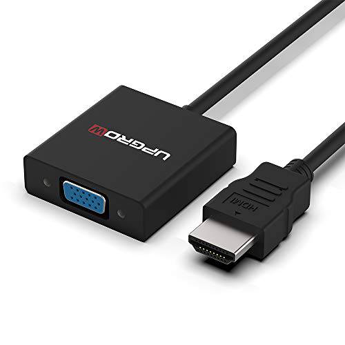 UPGROW HDMI to VGA 어댑터 HDMI Male to VGA Female 컨버터 지지 Computer, Desktop, Laptop, PC, Monitor, Projector, HDTV, Chromebook, 엑스박스 and More, 모델 Number: UPGROWHMVF01
