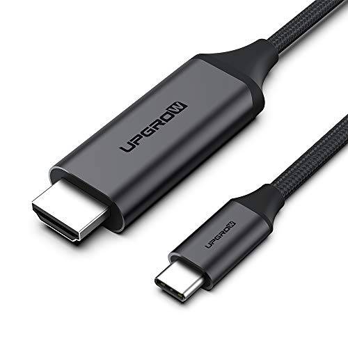 UPGROW USB C to HDMI 케이블 4FT 4K@60Hz USB Type C to HDMI 케이블 for 맥북 프로 맥북 에어 아이패드 프로 iMac ChromeBook Pixel (UPGROWCMHM4)