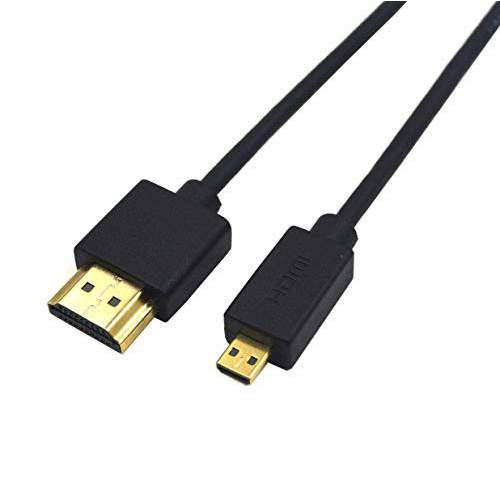 Duttek HDMI to 미니 HDMI 케이블, Extreme 슬림 and 플렉시블 미니 HDMI Male to HDMI Male 케이블 지원 1080P, 4K, 3D for 고프로 히어로 8/ 7 블랙, 소니 A6500/ A7, 캐논 카메라, etc (30cm/ 12 인치)