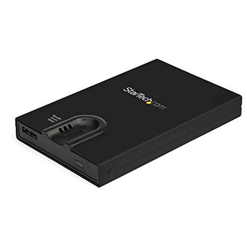StarTech .com Biometric 인클로저 - Encrypted USB 3.0 2.5 SATA 하드디스크 인클로저 - 지문인식/ 암호 액세스 - 256-bit AES 데이터 암호화 - 안전한 외장 USB 3.1 세대 1 to HDD/ SSD (S251BMU3FP)