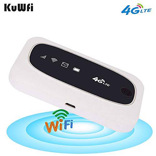 KuWFi 4G LTE 휴대용 와이파이 핫스팟 여행용 라우터 Partner 무선 SIM 라우터 SD SIM 카드 슬롯 지원 LTE FDD/ TDD Work 유럽 아프리카 아시아 Oceania