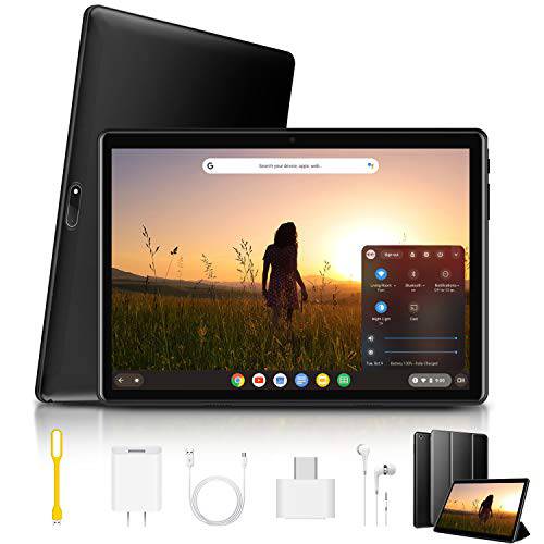 Tablet, 10.1 inch Tablet, 안드로이드 9.0 Pie Quad-Core Processor with 3GB RAM 32GB ROM, 1280x800 IPS HD Display, 8MP 리어 Camera, 블루투스 5.0, 4G WiFi, GPS- (Black)