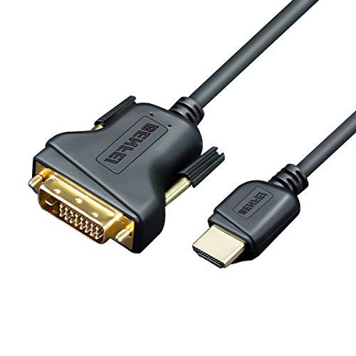 HDMI to DVI BENFEI HDMI to DVI 케이블 양 방향성 DVI-D 24 1 Male to HDMI Male 고속 어댑터 케이블 지원 1080P 풀 HD 호환가능한 라즈베리 파이 Roku 엑스박스 원 PS4 PS3 그래픽 카드 for