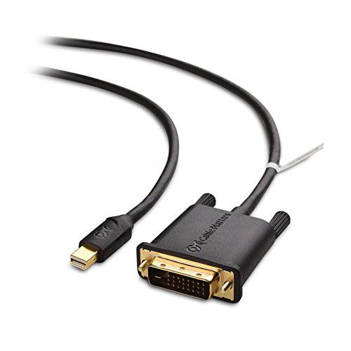 케이블 Matters MiniDisplayPort to DVI 케이블 Mini DP to DVI 케이블 in Black 3 Feet - 썬더볼트 and 썬더볼트 2 포트 호환가능한