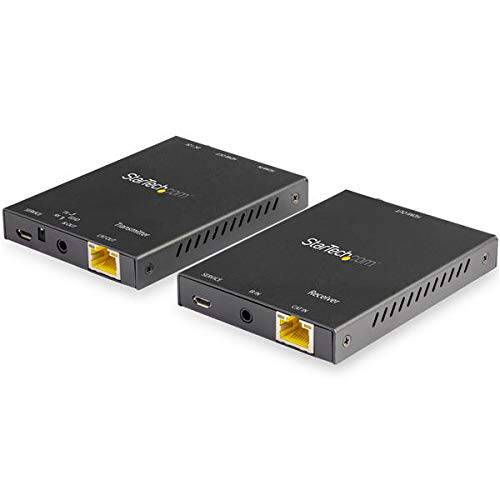 StarTech.com HDMI Over CAT6 연장 키트 - 4K 60Hz - HDMI Balun 키트 - 신호 up to 165 ft/ 50m -  HDR - 4:4:4-7.1 오디오 지지 (ST121HD20V)
