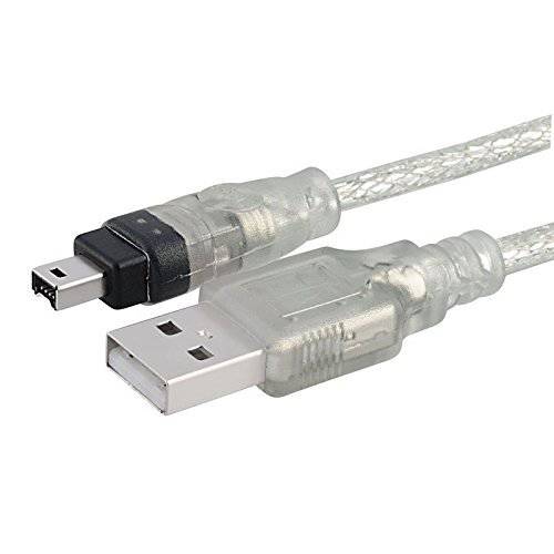 MaxLLTo 6ft 1.8m USB to Firewire IEEE 1394 4 핀 iLink 변환기 Data 케이블
