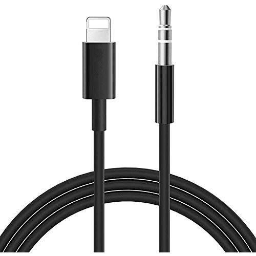 [Apple MFi Certified] iPhone AUX 케이블 for 차량용 스테레오, 라이트닝 to 3.5mm 오디오 스테레오 케이블 호환가능한 for iPhone 11/ 11 프로/ XS/ XR/ X 8 7 아이패드/ iPod for 차량용/ 홈 스테레오, 스피커, 헤드폰