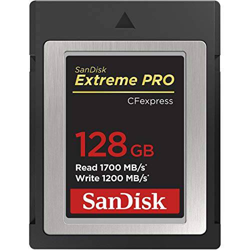 SanDisk  익스트림 프로 128GB CFexpress Type-B 메모리 카드, 1700MB/ s Read, 1200MB/ s Write