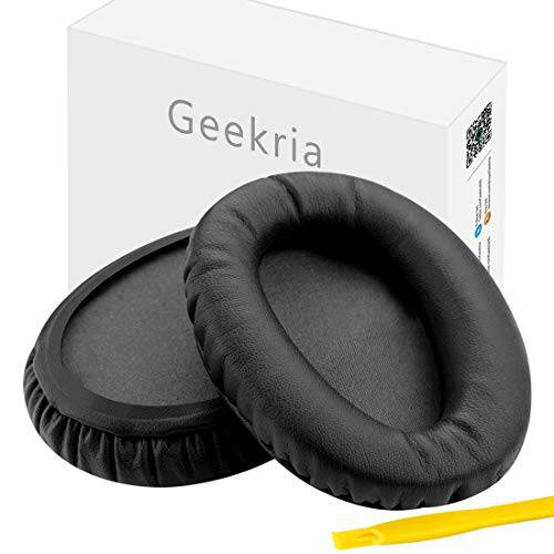 Geekria 이어패드 for 소니 WH-CH700N 헤드폰 교체용 이어 패드,솜/ 이어 쿠션/ 이어 Cups/ 이어 커버/ 이어패드 리페어 부속 (블랙)
