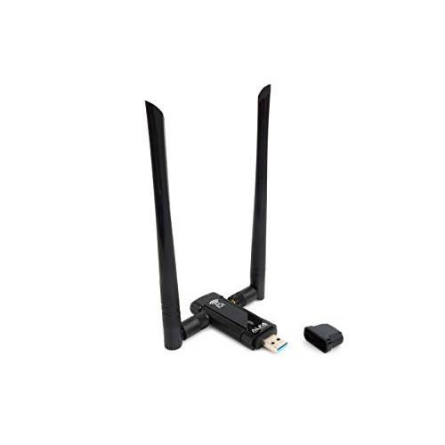 ALFA 네트워크 AWUS036ACM Long-Range Wide-Coverage Dual-Band AC1200 USB 무선 Wi-Fi 어댑터 w/ High-Sensitivity 외장 안테나 - 창문, MacOS& Kali Linux 지원