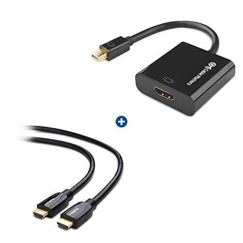 케이블 Matters 액티브 MiniDisplayPort, 미니 DP to HDMI 어댑터 (액티브 미니 DP to HDMI) 지지 Eyefinity 테크놀로지 4K 해상도&  프리미엄 인증된 HDMI to HDMI 케이블