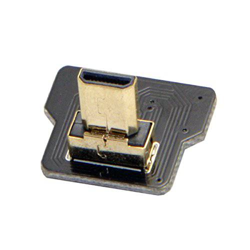 CY CYFPV 미니 HDMI 타입 D Male for FPV HDTV Multicopter 공중선 Photography Up 앵글드 90 도