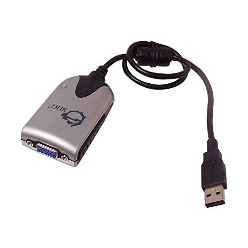 Siig USB 2.0 to VGA - 외장 비디오 어댑터 - MCT 트리거 II - 16 MB SDRAM - 블랙